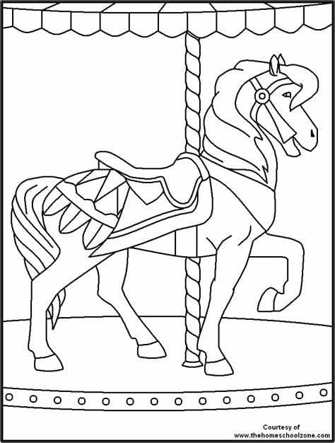 Printable carnival image coloring page