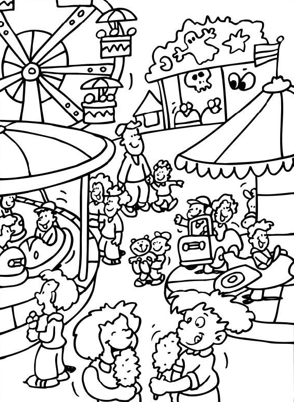 Carnival coloring pages printable for free download