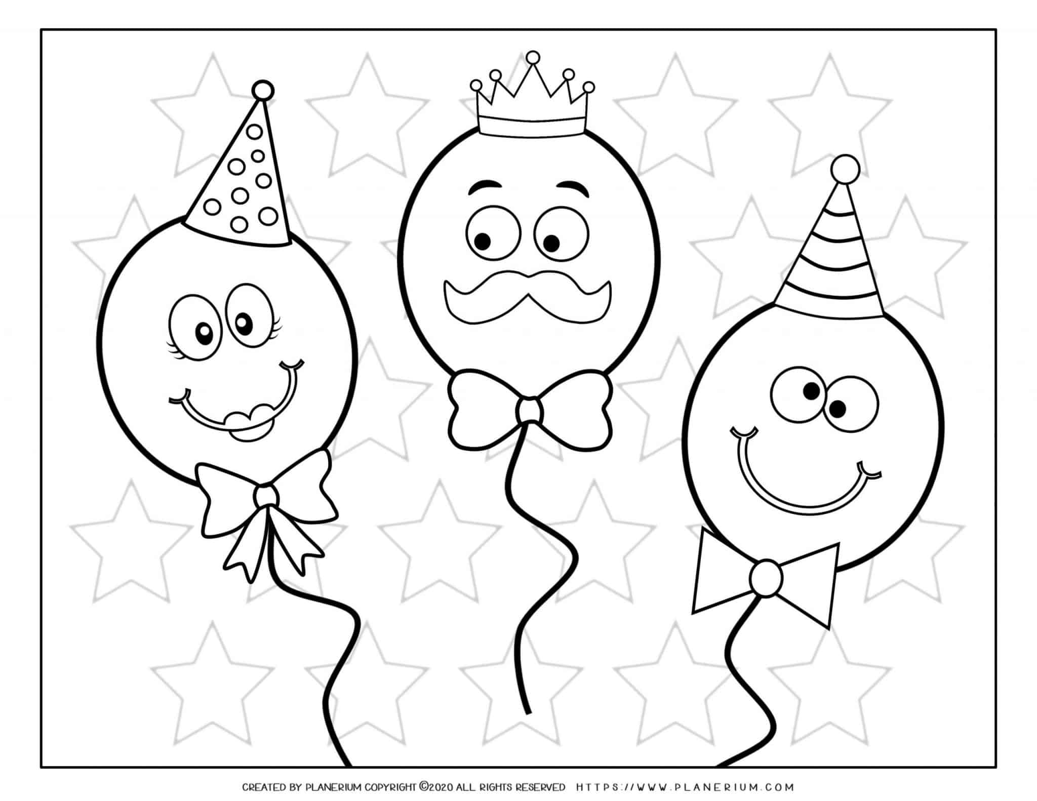 Carnival coloring page