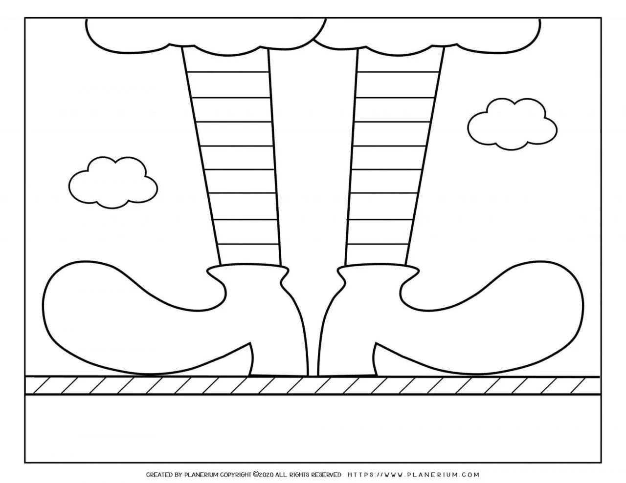 Carnival coloring page