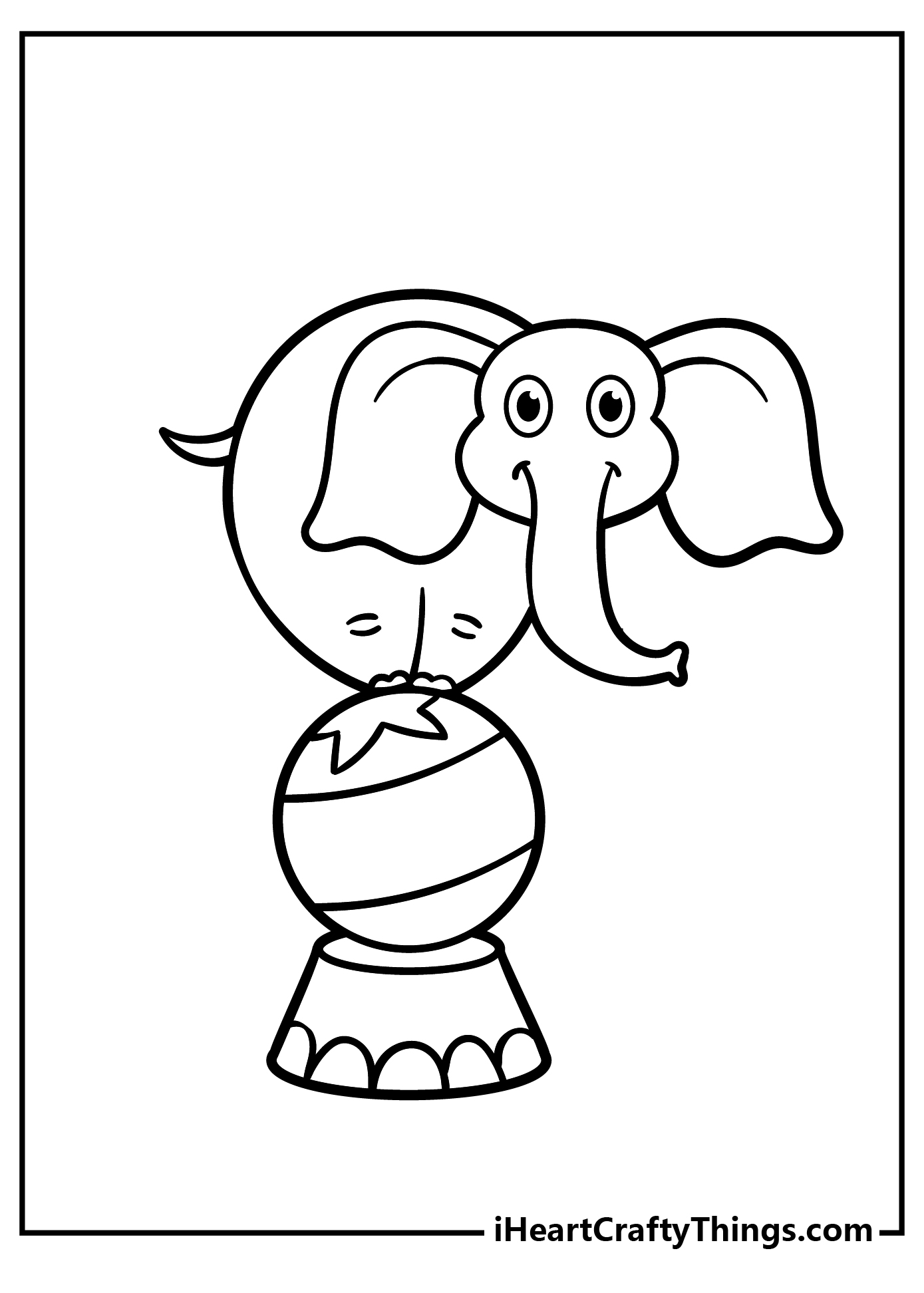 Circus coloring pages free printables