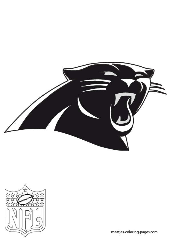 Carolina panthers coloring pages