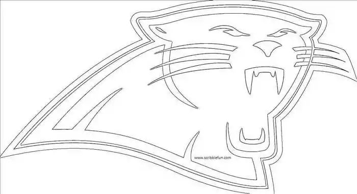 Nfl logo coloring pages printable pdf