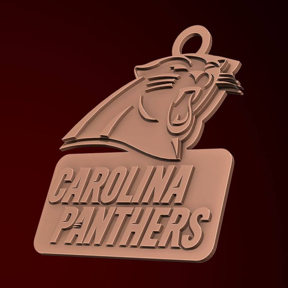 Nfl carolina panthers keychan logo printable