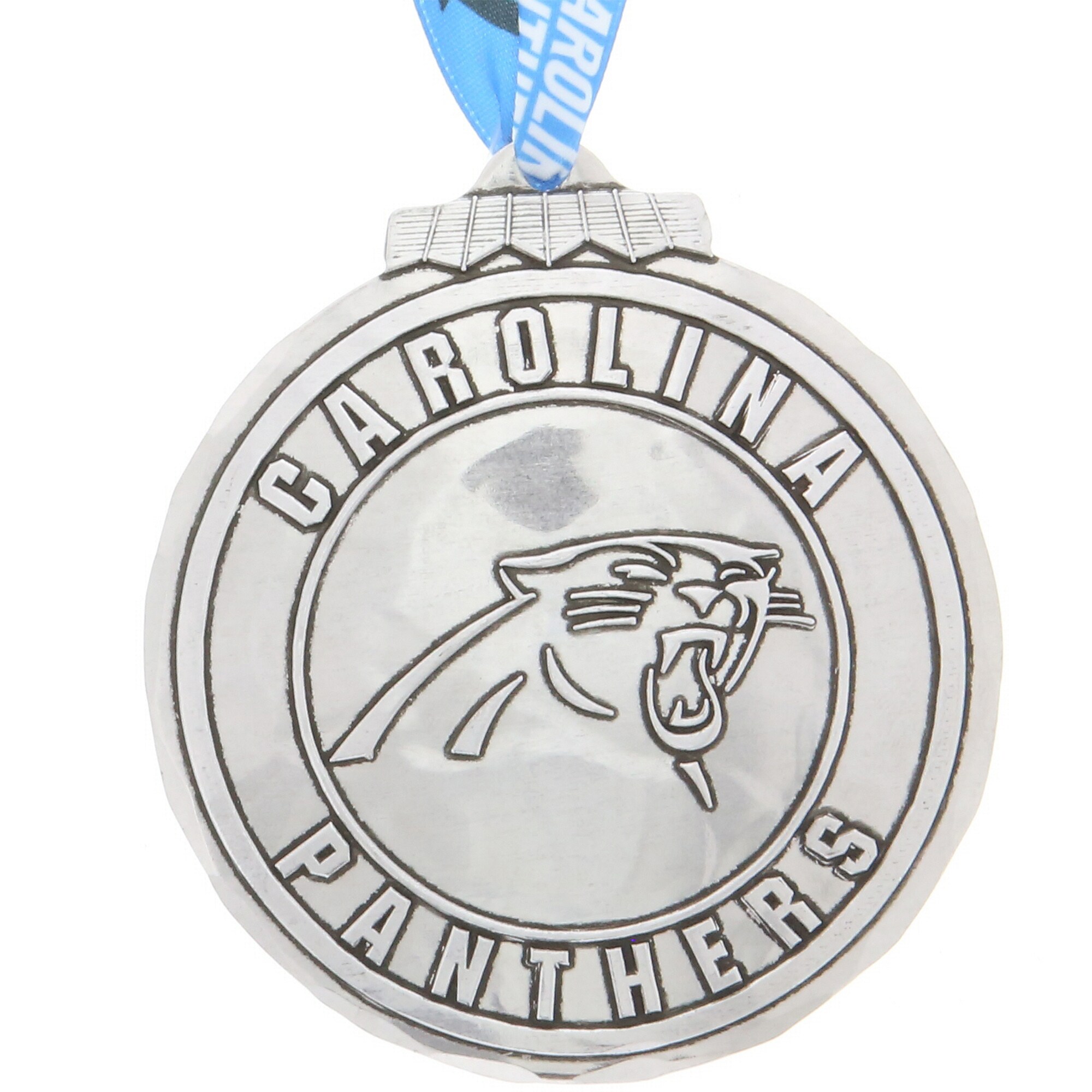 Carolina panthers classic round ornament