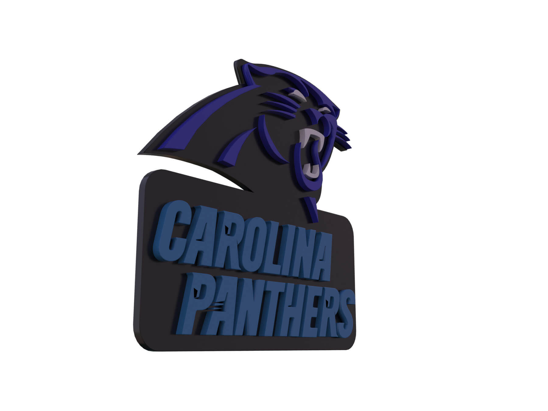 Nfl carolina panthers keychan logo printable