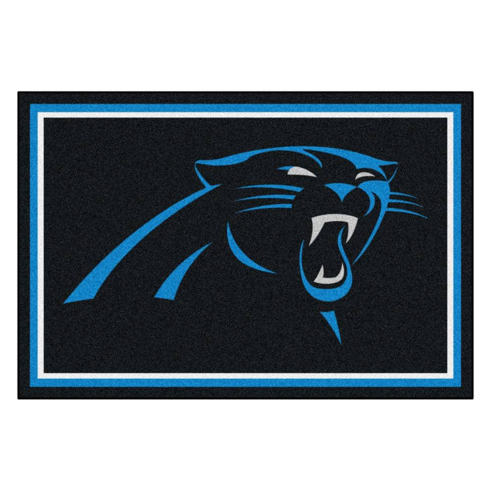 Fanmats carolina panthers ft x ft area rug