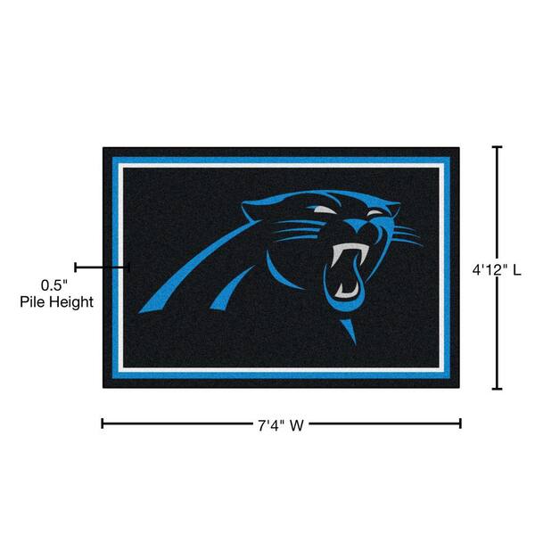 Fanmats carolina panthers ft x ft area rug