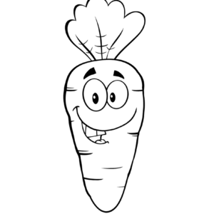 Carrot coloring pages printable for free download