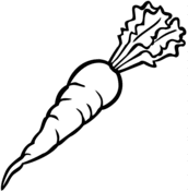 Carrots coloring pages free coloring pages