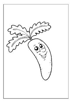 Inspire imagination printable carrots coloring pages for kids tpt