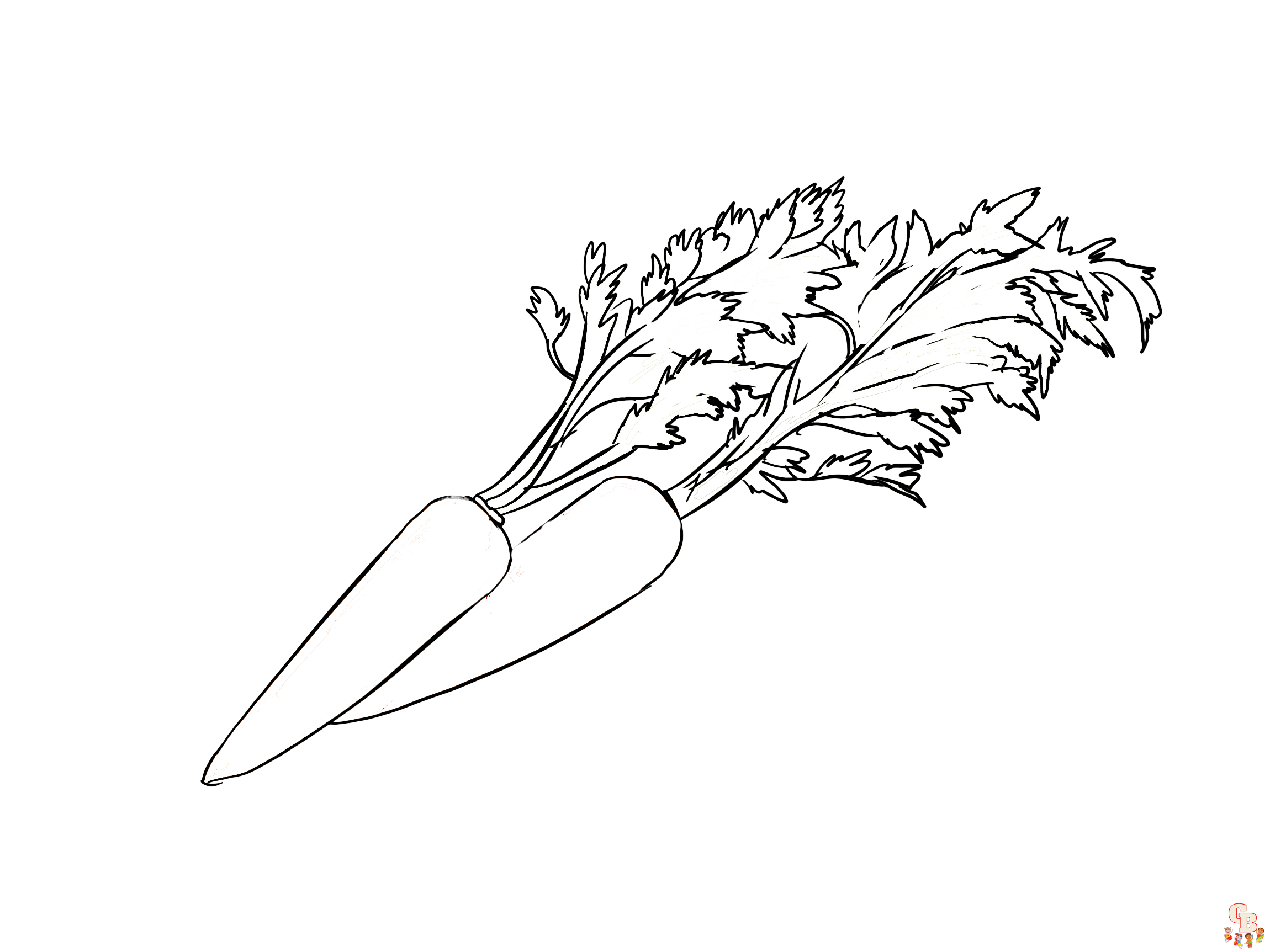 Free printable carrot coloring pages for kids