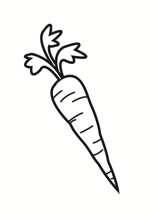 Coloring pages carrot coloring pages for toddler