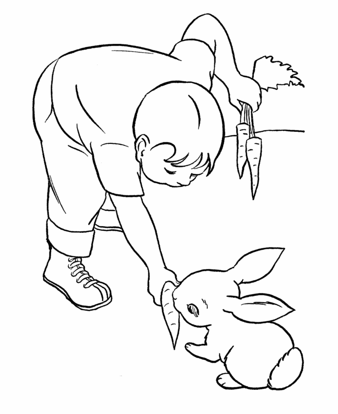 Carrot coloring pages