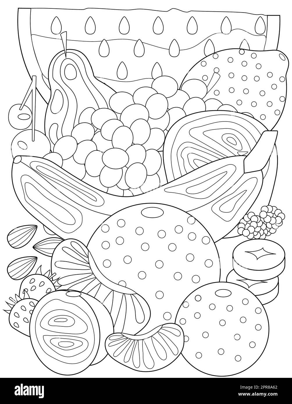 Carrot coloring book cut out stock images pictures