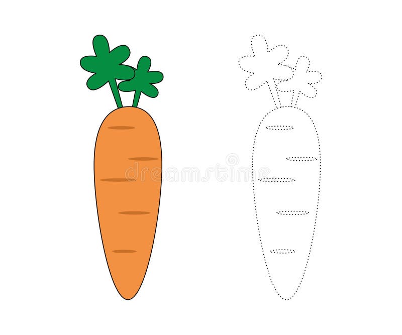 Carrots coloring stock illustrations â carrots coloring stock illustrations vectors clipart