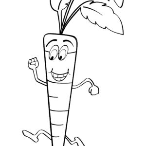 Carrot coloring pages printable for free download