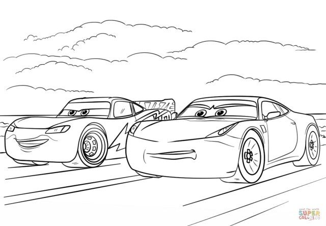 Beautiful picture of cars coloring pages