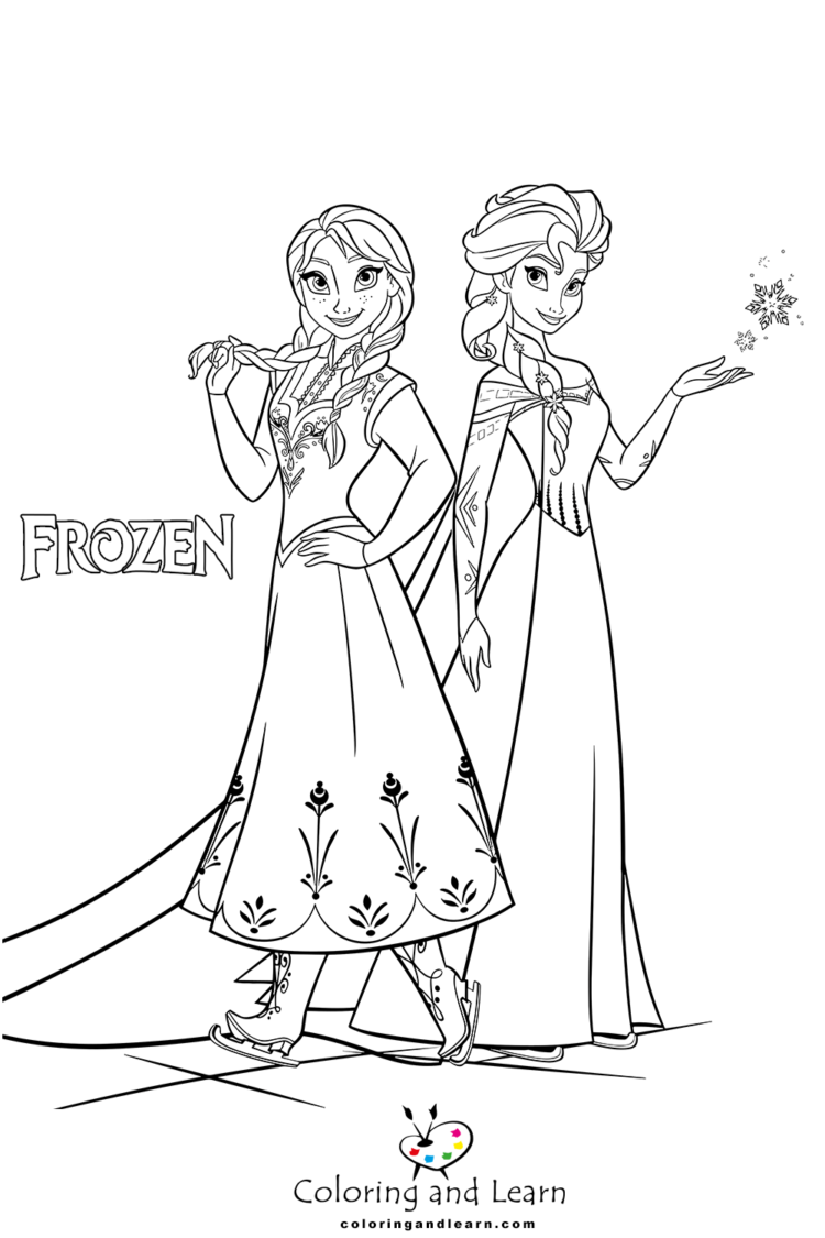 Cartoon characters coloring pages