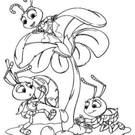 Cartoons coloring pages printable for free download