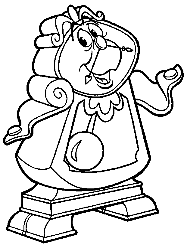 Cartoon coloring pages for kids