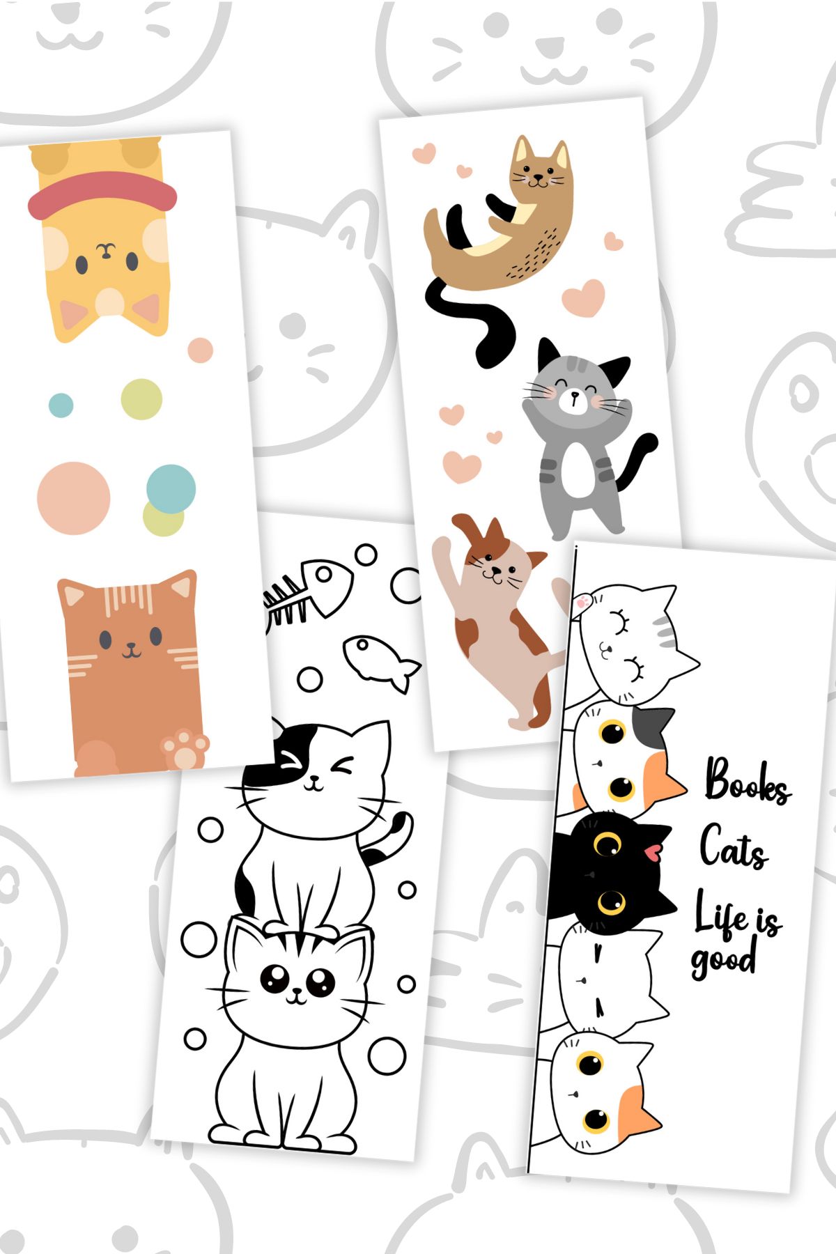 Cat bookmark skip to my lou