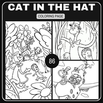 The hat coloring pages for kids mothers days and spring works tpt