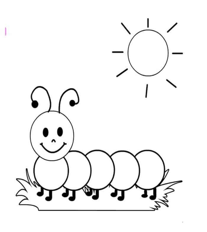 Cute caterpillar coloring pages coloring pages coloring sheets butterfly coloring page