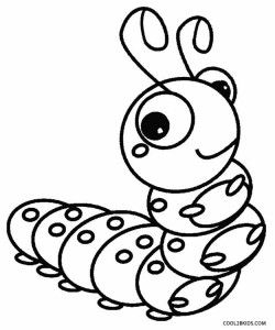 Printable caterpillar coloring pages for kids coolbkids insect coloring pages bee coloring pages coloring pages for kids