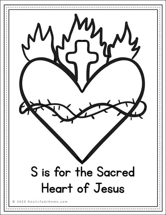 Catholic coloring pages for a