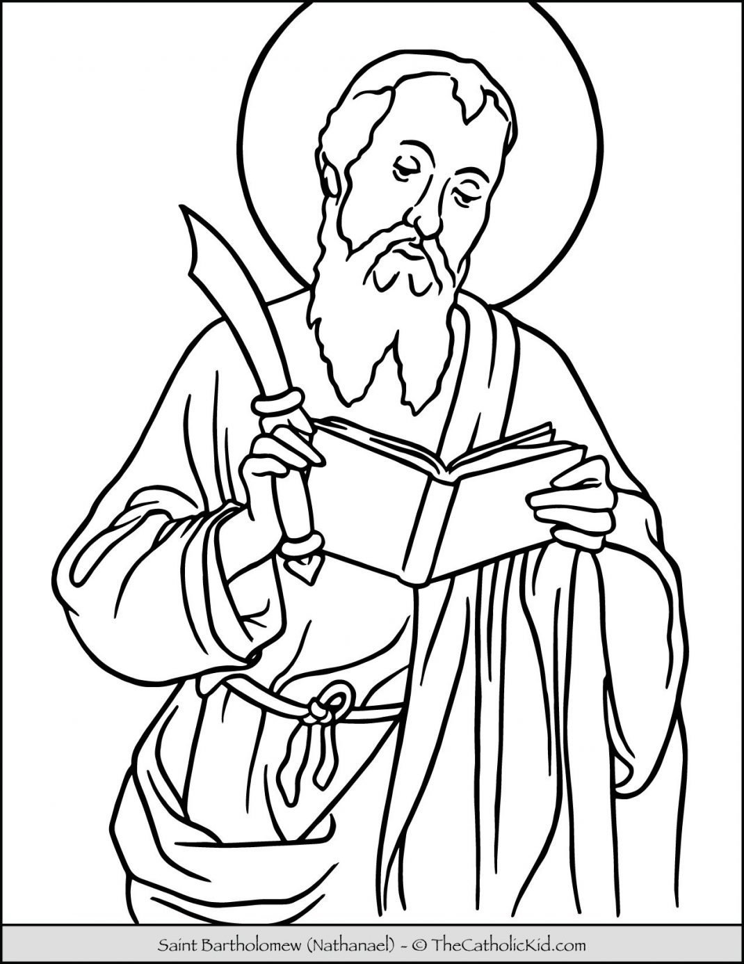 Free printable catholic coloring pages for kids