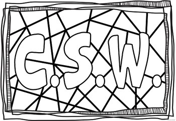 Catholic schools week csw coloring pages by ponder and possible