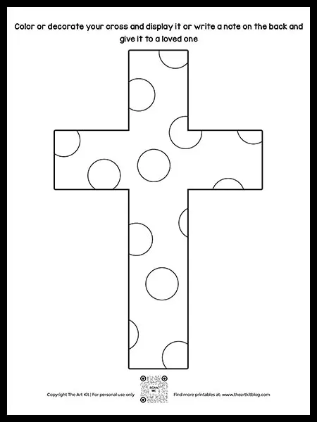 Beautiful free printable cross coloring pages â the art kit