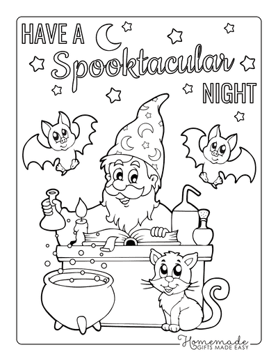 Free printable halloween coloring pages