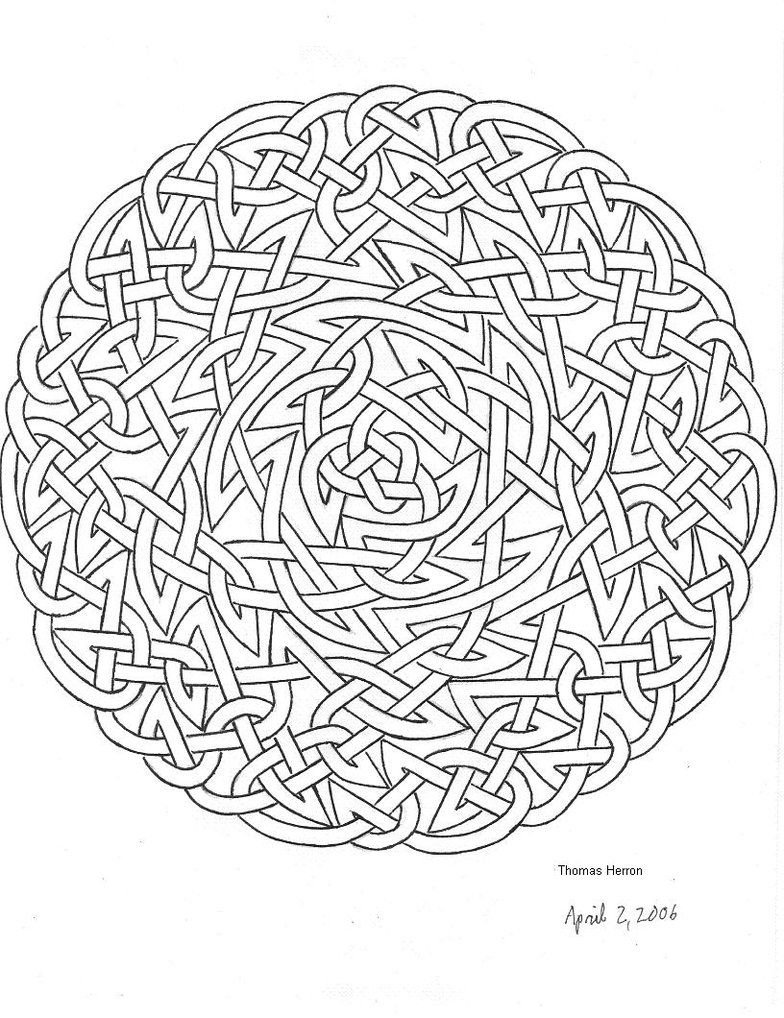 Celtic knot coloring pages printable for free download