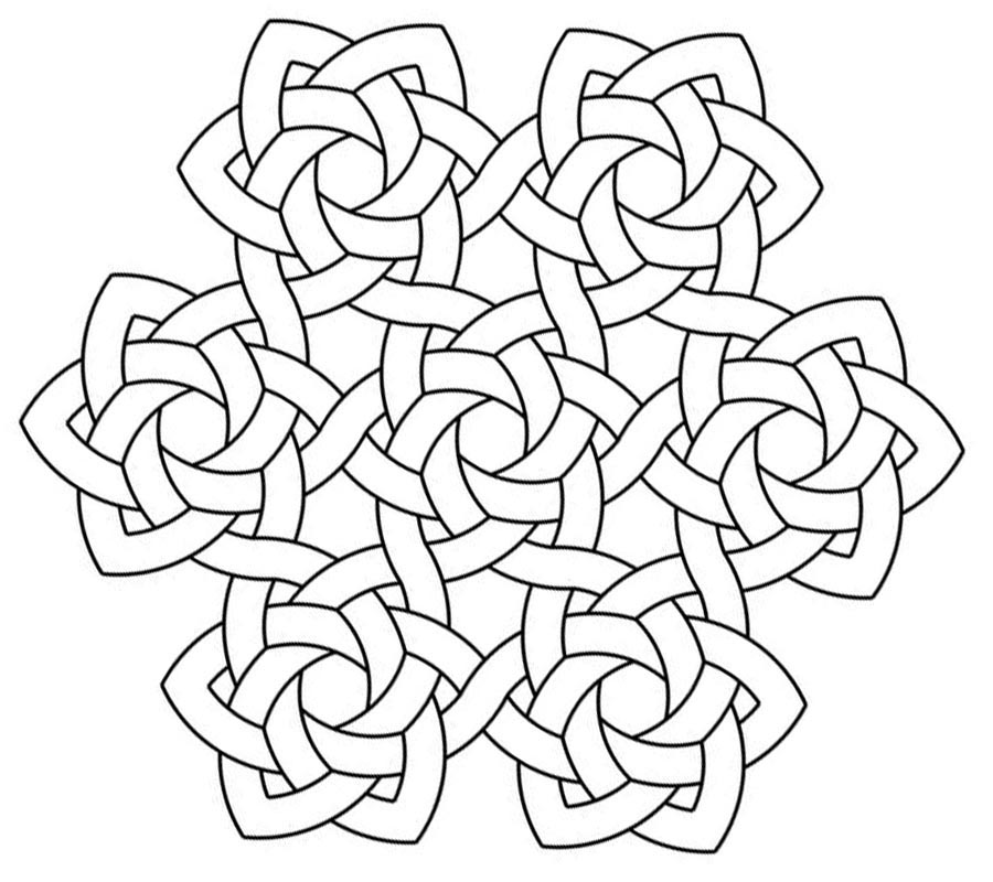 Celtic coloring pages