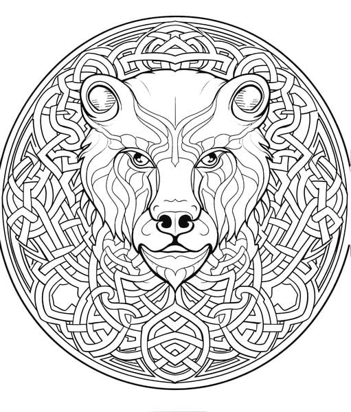 Free printable celtic coloring pages list