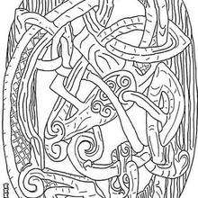 Celtic coloring pages