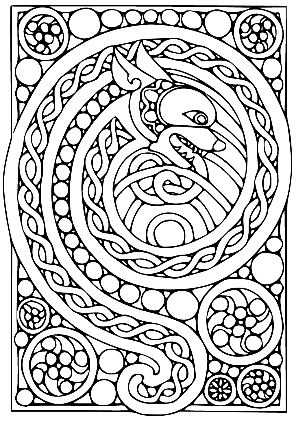 Celtic coloring pages