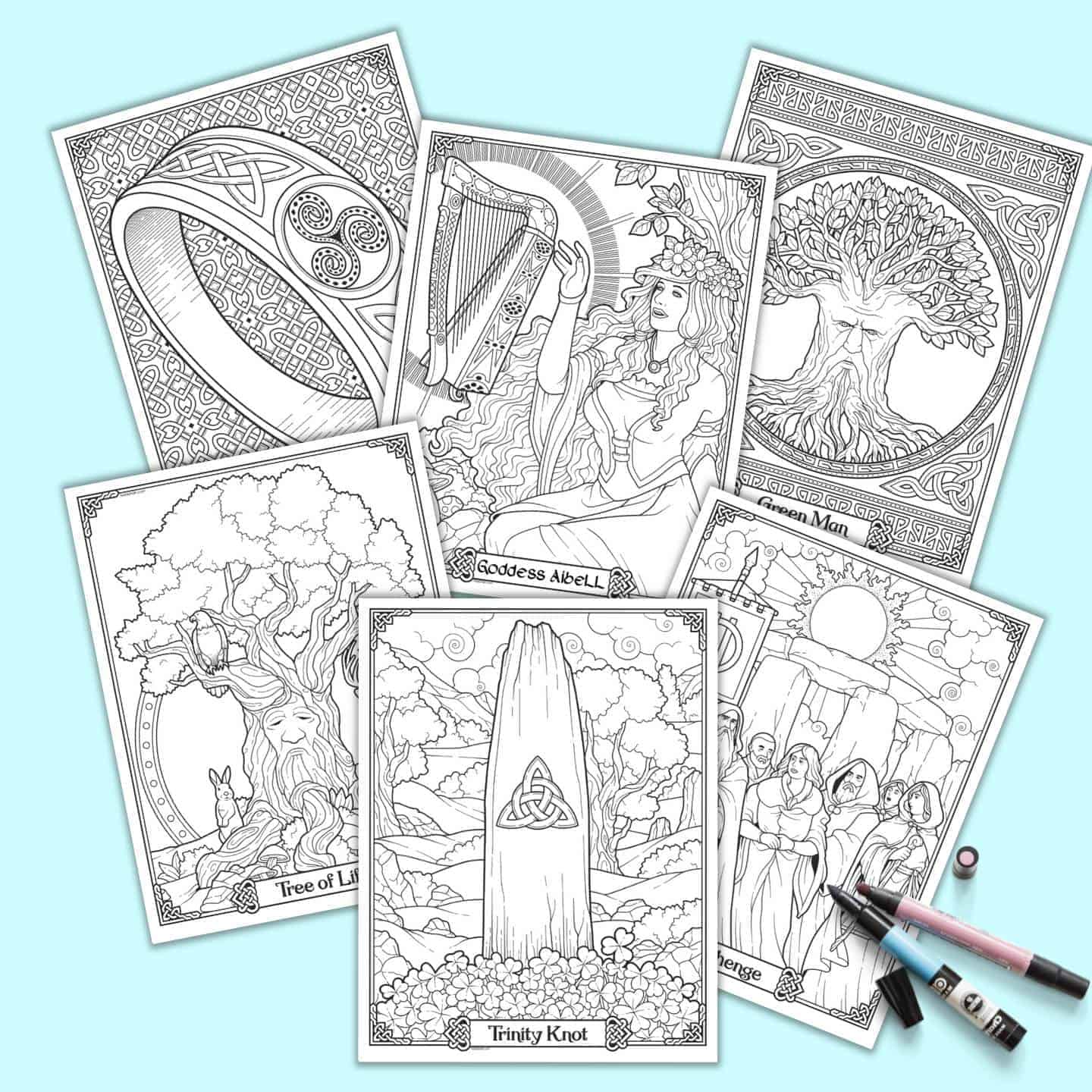 Free printable adult coloring pages