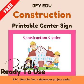 Pre school signs center tpt