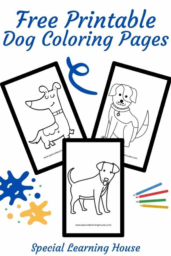 Free printable dog coloring pages