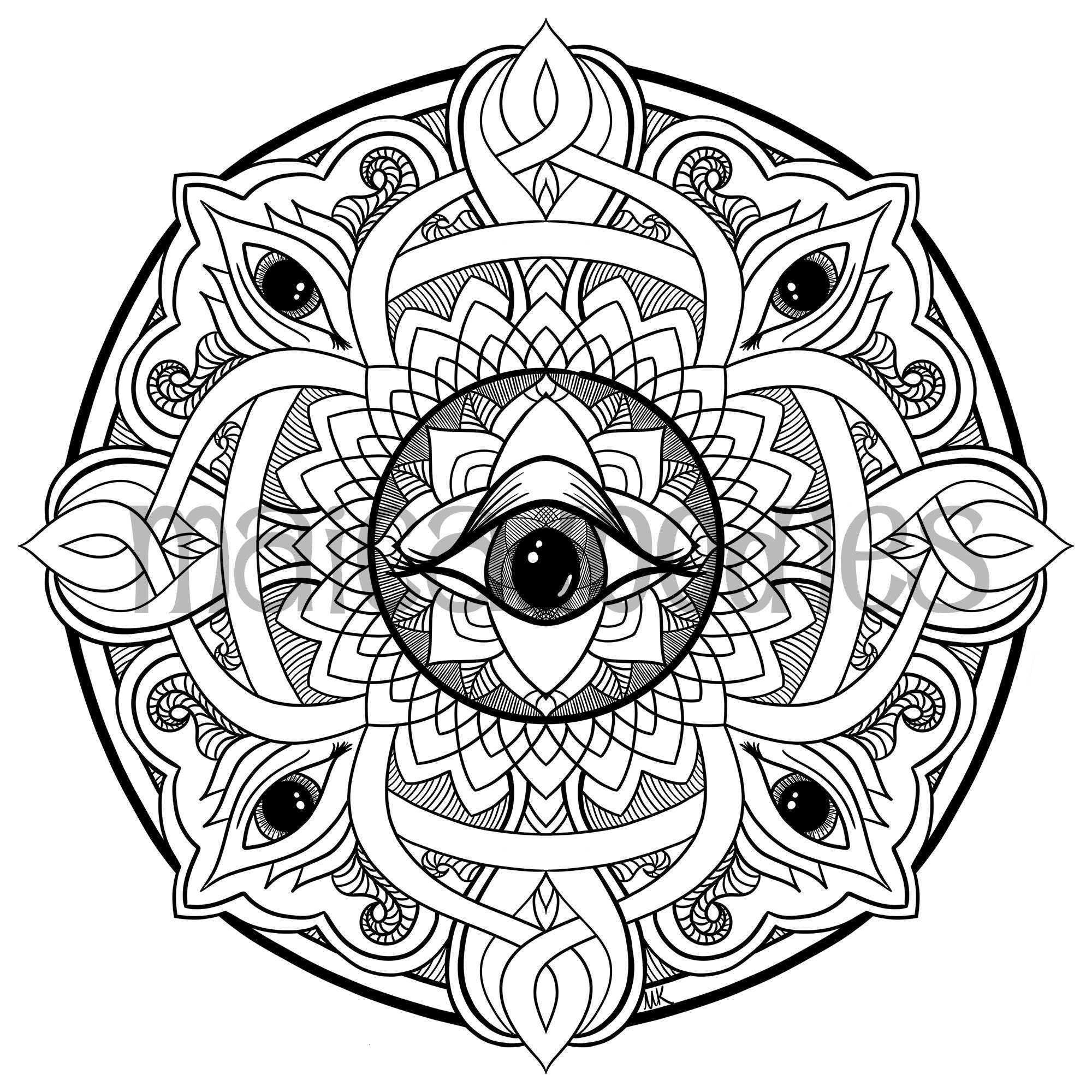 Chakra mandala coloring pages seven chakra designs digital download print at home self care activity balance your chakras instant download