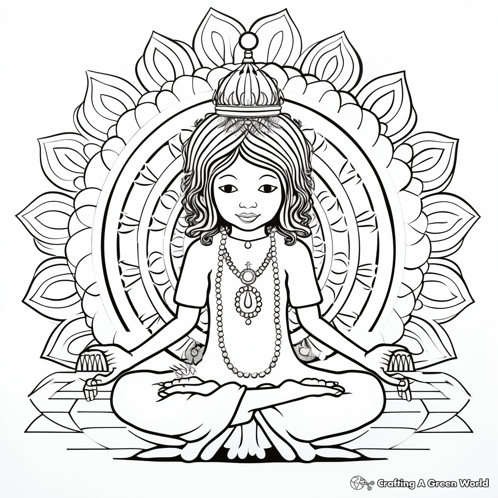 Chakra coloring pages