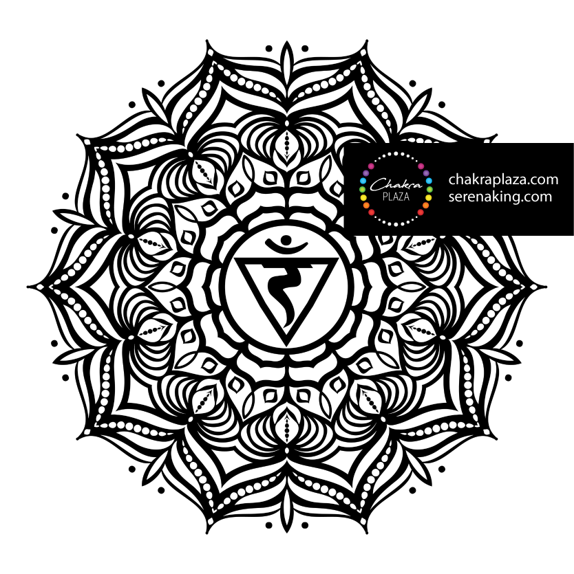 Solar plexus chakra mandala coloring page â chakra plaza