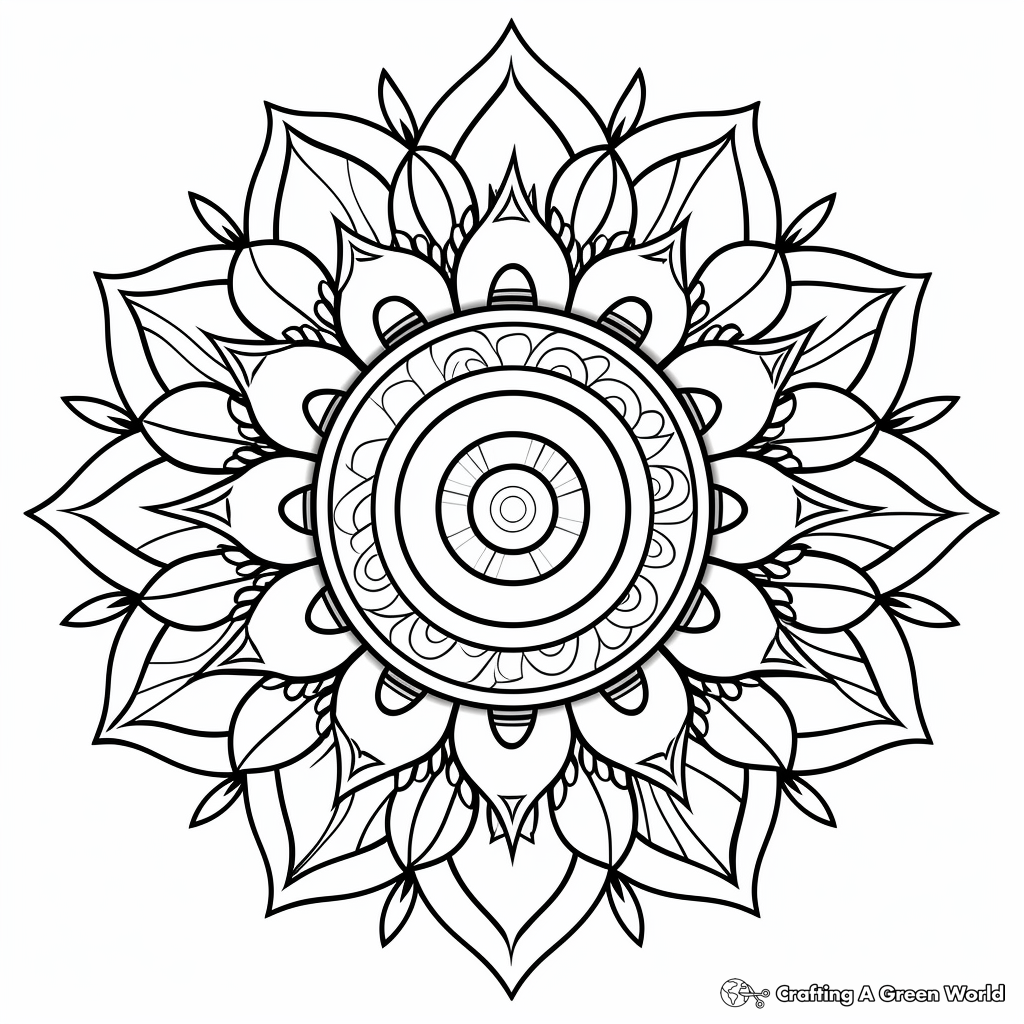 Chakra coloring pages