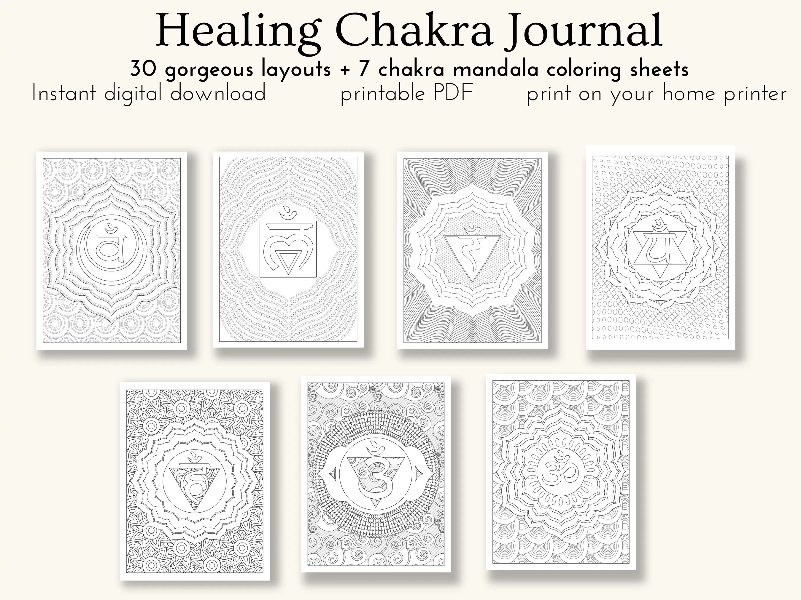 Healing chakra journal