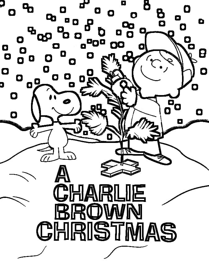 Charlie brown coloring pages