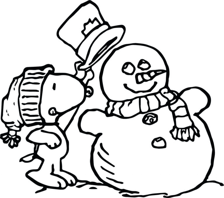 Charlie brown christmas coloring pages printable for free download