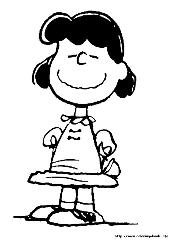 Snoopy coloring picture